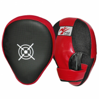 Лапа боксёрская загнутая с защитой пальцев Рэй-Спорт 22 х 29 см